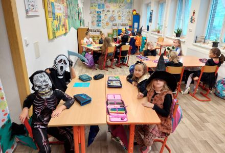Halloween v první třídě