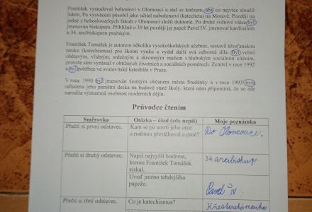 Osobnosti města Studénka - Kardinál František Tomášek